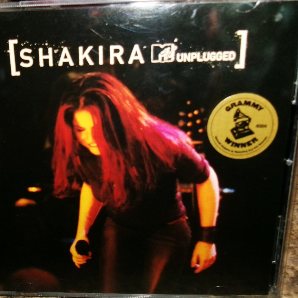 shakira mtv unplugged 2004 latin cd -columbia pop queen magia el dorado singer